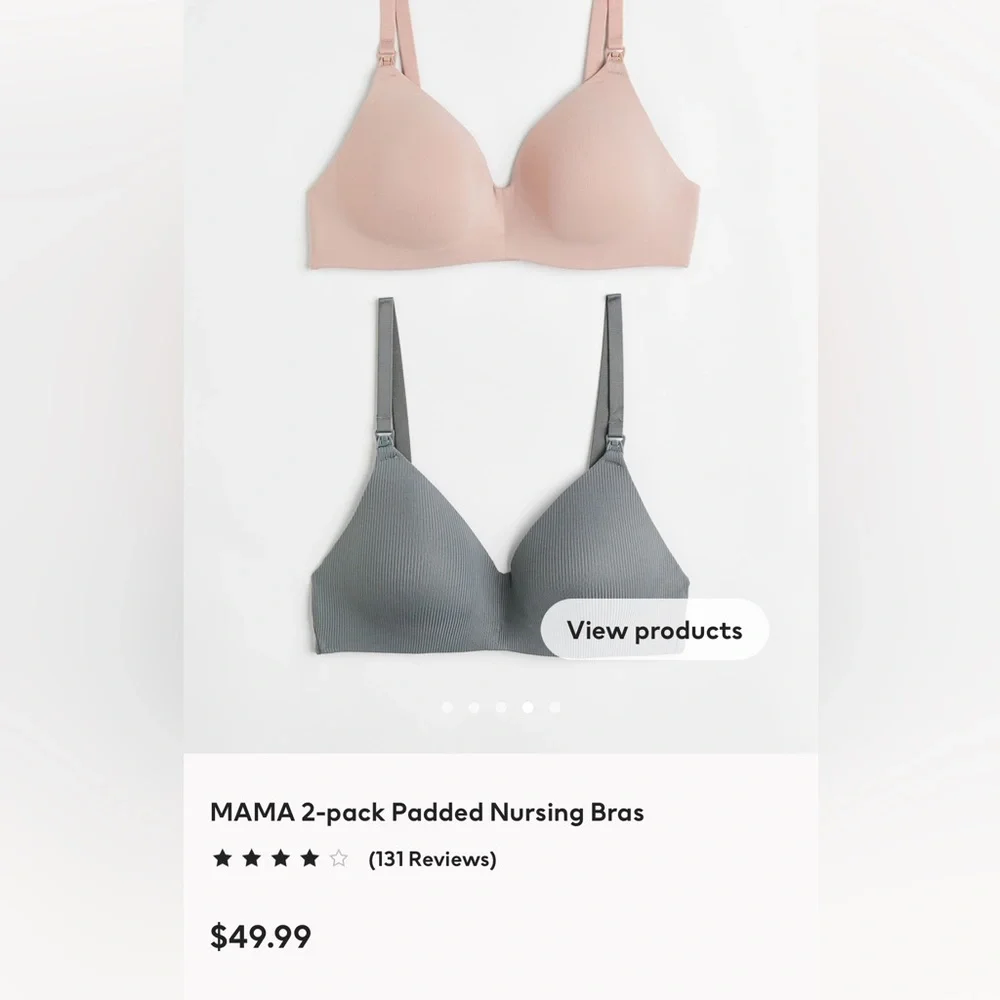 2-pack Maternity Nursing Bras 34DD - Picture 3 of 6